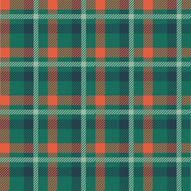 Turuncu ve yeşil hücrelerde arka plan. Vektör çizimi