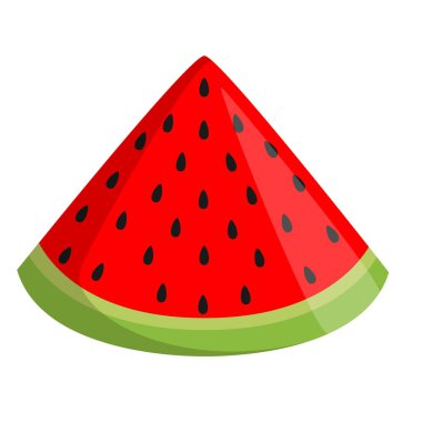 karpuz beyaz zemin üzerinde bir parça