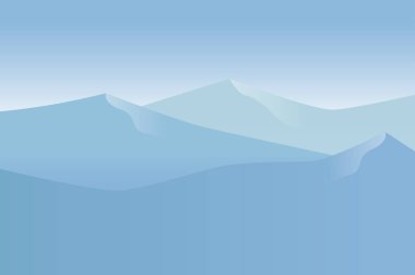 Gölgeile karlı dağların arka plan. Kış dağları