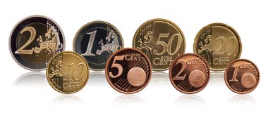 Euro sikke ler avrupa almanya, degrade arka plan tam set