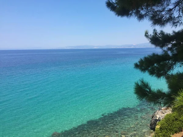 Türkiye Mavi Ege Denizi — Stok fotoğraf