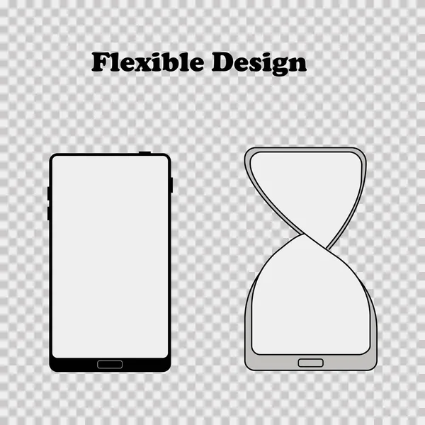 Ilustração vetorial para design flexível design plano móvel EPS 10 — Vetor de Stock