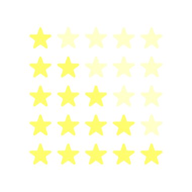 Vektör çizim 5 yıldız sarı yıldız en iyi yer