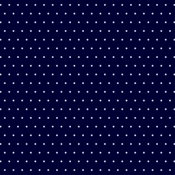 Resumen blanco punteado sobre fondo azul patrón sin costuras . — Archivo Imágenes Vectoriales