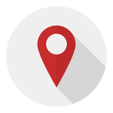 Yer yer yer gölge ile kırmızı işaretçi izi.