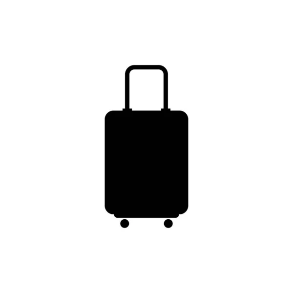 Reisetaschensymbol. Tourismus Urlaub isoliert Zeichen. Reiselikone auf weißem Hintergrund. — Stockvektor
