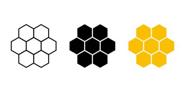 Beyaz arka plan üzerinde izole petek kümesi. Lezzetli doğal yemekler. Yaz doğa dokusu.