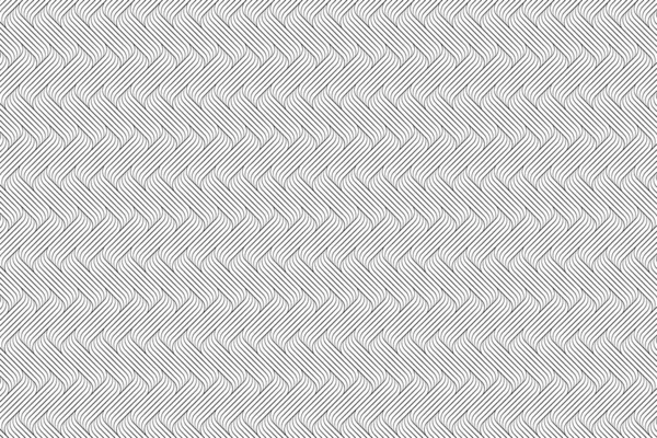 Lineares Muster. geometrische nahtlose Textur. Wellen dekoratives Element. — Stockvektor