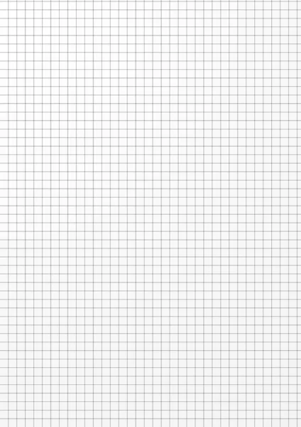 A4 papier boomkader grid 5 milimeters. Vierkant blad. Geometrisch patroon. — Stockvector