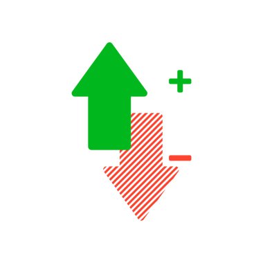 up and down arrows chart up and down arrows chart