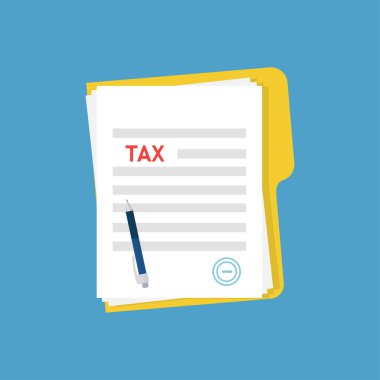 Vergi formu. Finansal rapor. Ödeme beyanı. Yalıtılmış gelir ödemesi.