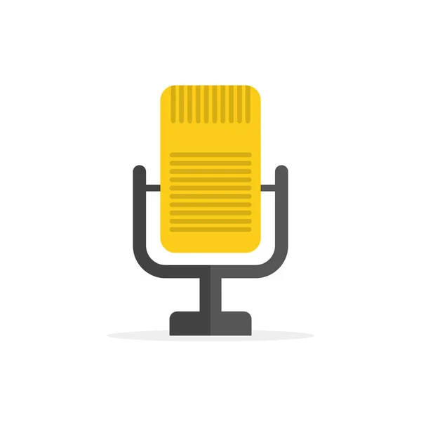 Microphone vector. News illustration. News on TV and radio. Interview.Flat  design 13925860 Vector Art at Vecteezy