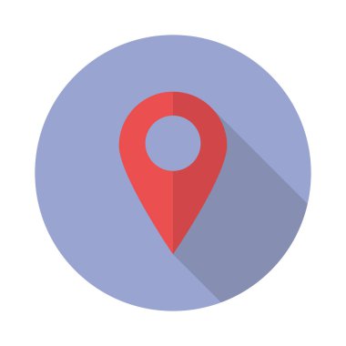 Düz dizaynda nokta simgesi izole edilmiş vektör simgesi. Sembol düğmesi oynatma videosu. Medya çalıcı ses sembolü. Video oynatıcı arayüzü.