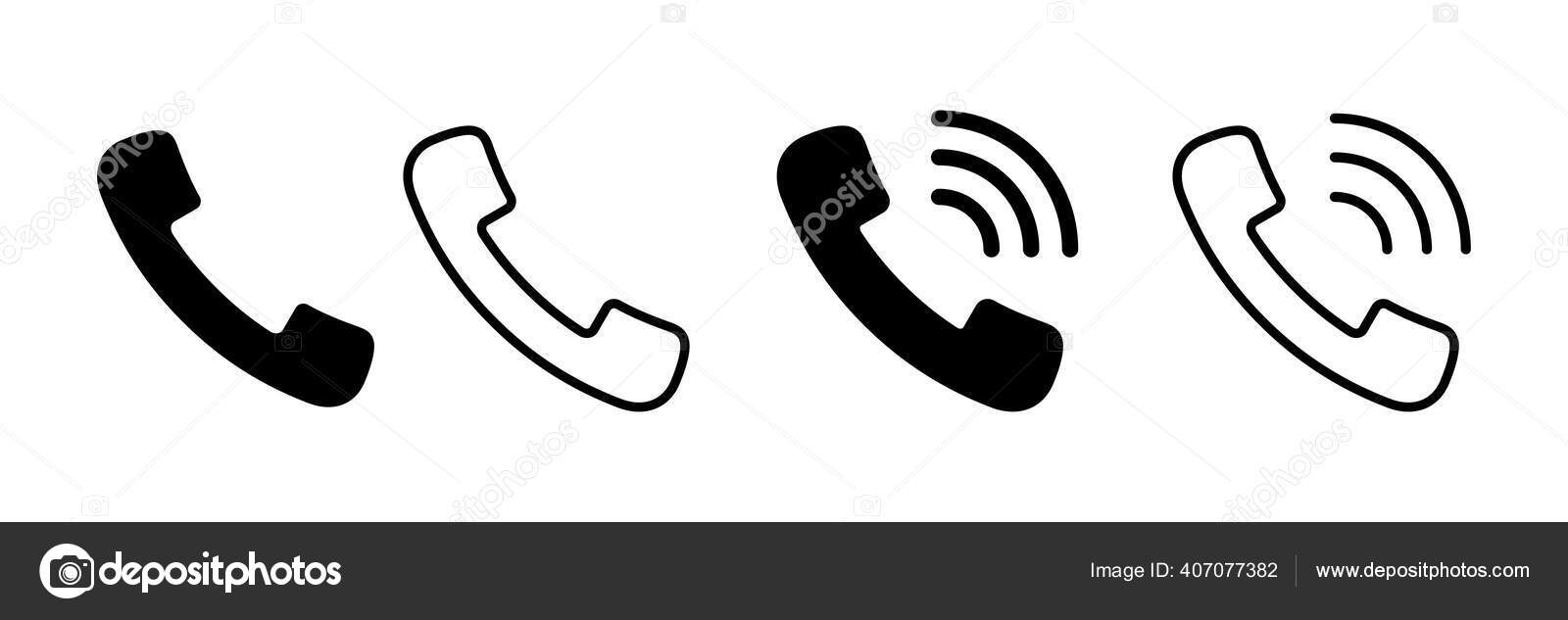 Telefon Symbol Vektor Isolierte Zeichen Telefongesprach Horerelemente Mit Wellen Isoliert Vektorgrafik Lizenzfreie Grafiken C Romabuxa1708 Gmail Com Depositphotos