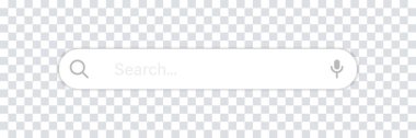 Arama barı. Vektör izole web ögesi. Gölgeli arama çubuğu. İnternet teknolojisi. Hisse senedi. EPS 10