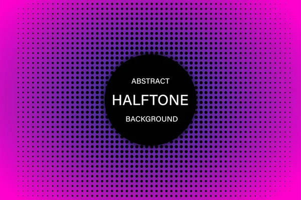 Gradiente Abstracto Trendy Halftone Circle Background Plantilla Diseño Fondo Aislado — Vector de stock