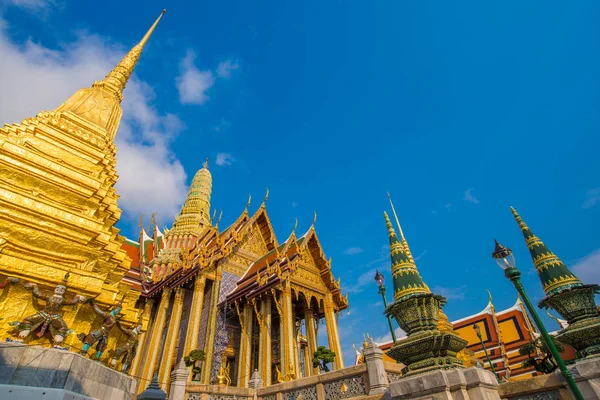 Wat Phra Kaew Grand Palais Bâtiment Temple Buddha Bangkok Thaïlande — Photo