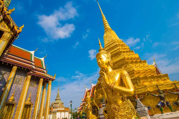 Det Kongelige Palass Tempel Gyllen Pagode Berømt Templem Thailand – stockfoto