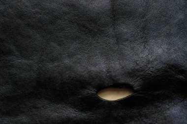 Koyu siyah deri sığır derisi hakiki deri arka plan