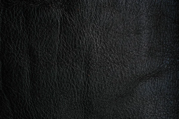 Dark black skin cowhide genuine leather background