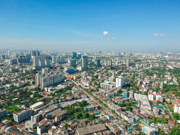 Havadan Görünümü Modern Bina Kat Mülkiyeti Office Bangkok Tayland — Stok fotoğraf