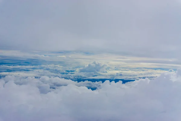 Fluffy Clous Sky Nature Atmosphere Background — Stock Photo, Image