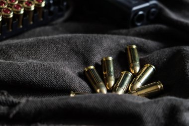 9mm yarı autometic el silah kumaş, suç kavramı üzerine Fmj kurşunla