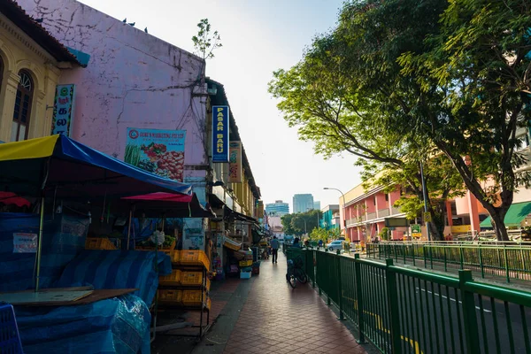 Σιγκαπούρη Μάρτιος 2015 Ινδική Επιχειρηματική Συνοικία Πόδια Δρόμου Είναι Ινδική — Φωτογραφία Αρχείου