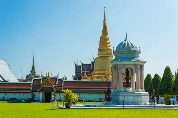 Grand Palace Golden Buddha Temple Wat Phra Kaew Bangkok Thailand — Stock Photo, Image