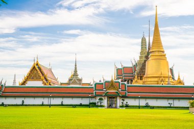 Bangkok Tayland zümrüt buda büyük saray Wat Pra Keaw Tapınağı