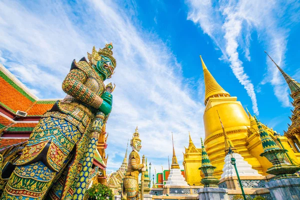 Temple Emerald Buddha Grand Palace Wat Pra Keaw Bangkok Thailand — Stock Photo, Image