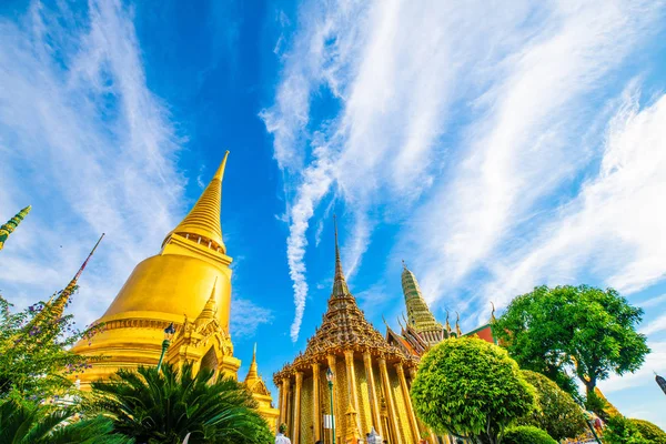 Templo Esmeralda Buddha Grande Palácio Wat Pra Keaw Bangkok Tailândia — Fotografia de Stock