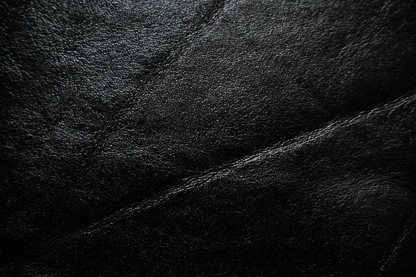 Originální Staré Černá Kráva Kožené Čalounění Kůže Textury — Stock fotografie
