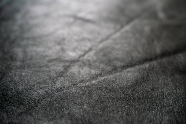 Hakiki eski siyah sığır derisi