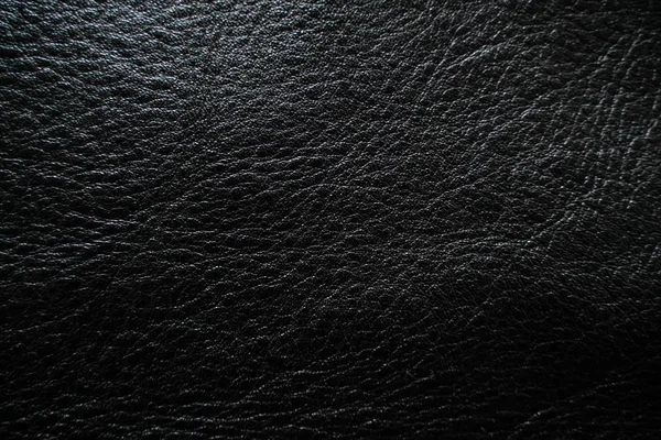 Genuine old black cow leather