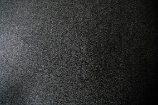 Genuine real black leather background — Stock Photo, Image