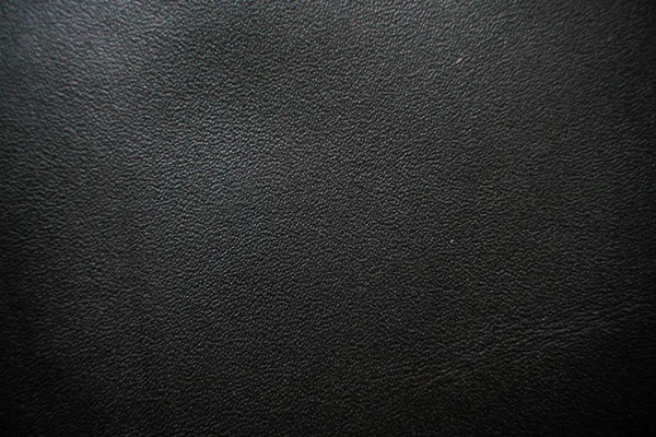 本物の本物の黒い革の背景 — ストック写真