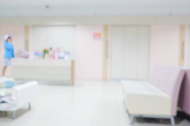 Soyut bulanık lüks ve temiz iç hastane