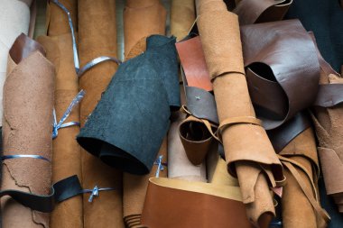 Sebze tabaklanmış hakiki deri rulo işçilik iş için