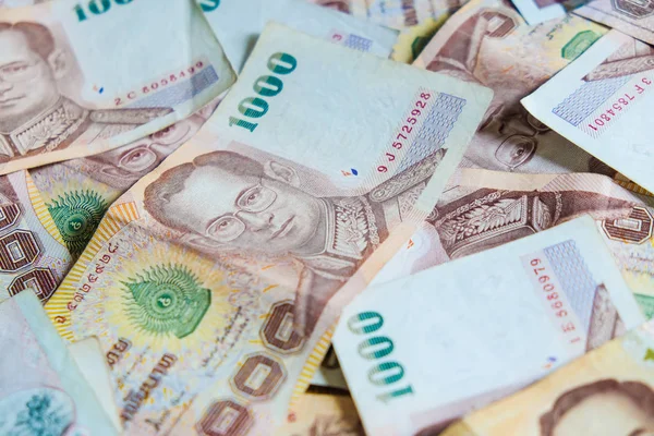 1000 THB money note close up bckground — Stock Photo, Image