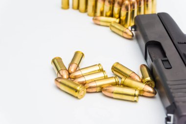 Tam metal ceket mermi ile 9mm gizleme tabanca