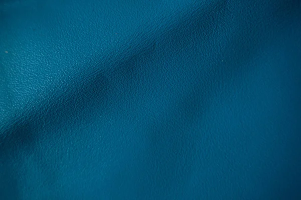 Blau Leder Textur Dekoration Hintergrund — Stockfoto