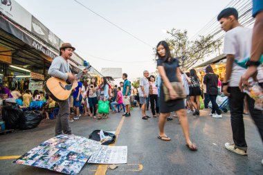 Bangkok - 17 Ocak: Chatuchak pazarı, 17 Ocak 2015 tarihinde bangkok ünlü hafta sonu pazarı, Tayland yabancıların cumartesi ve pazar günleri açık hedef biridir