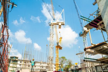 Man ile şantiye kat mülkiyeti binası