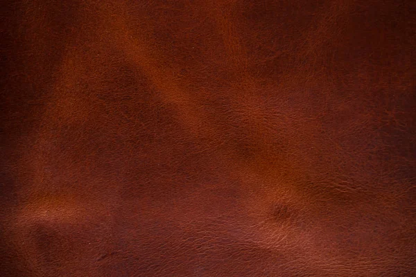 Äkta rödbrunt läder lyx bakgrund — Stockfoto