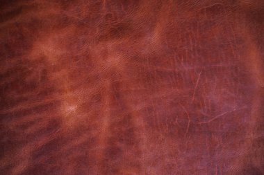 Kırmızı kahverengi cartier hakiki deri doku