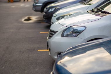 Modern condominium otopark