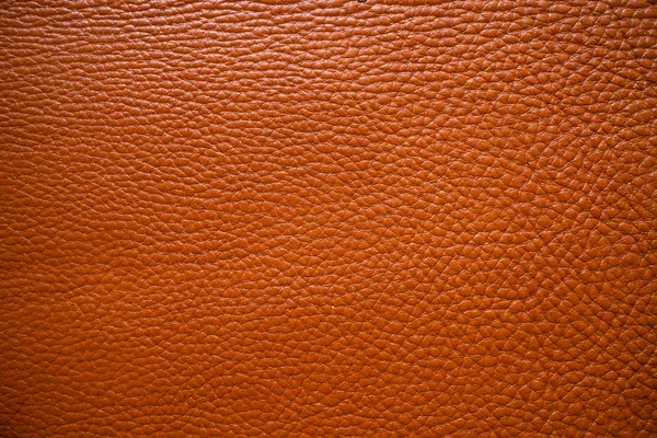 Textura de cuero genuino marrón claro — Foto de Stock