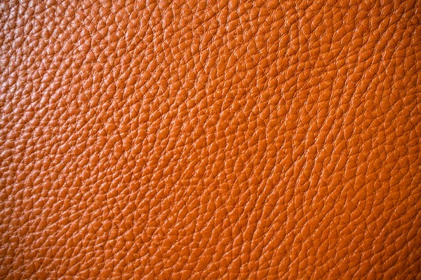 Luz marrom bronzeado textura de couro genuíno — Fotografia de Stock
