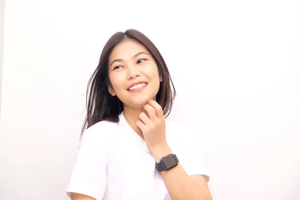 Portrait de sourire belles femmes asiatiques — Photo